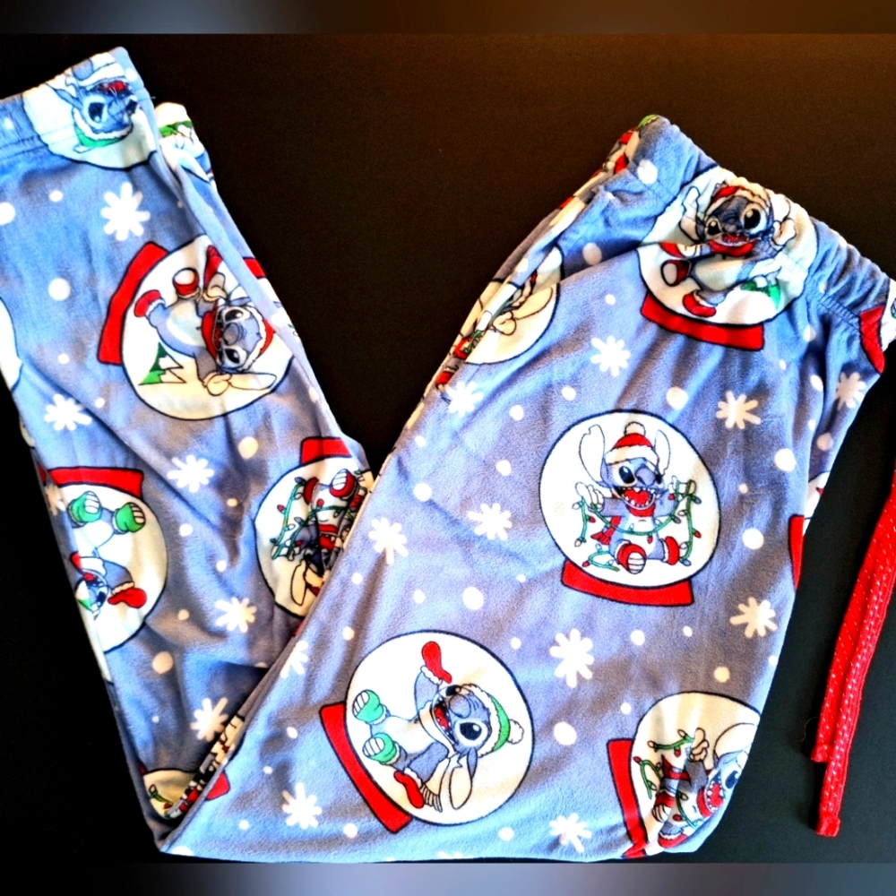 Lilo & Stitch Christmas Pajama Bottom- medium - Picture 1 of 1